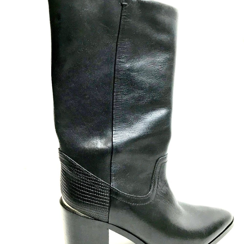 Steve Madden Black Leather Boots
